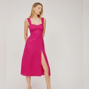 Reformation Seaside Linen Dress